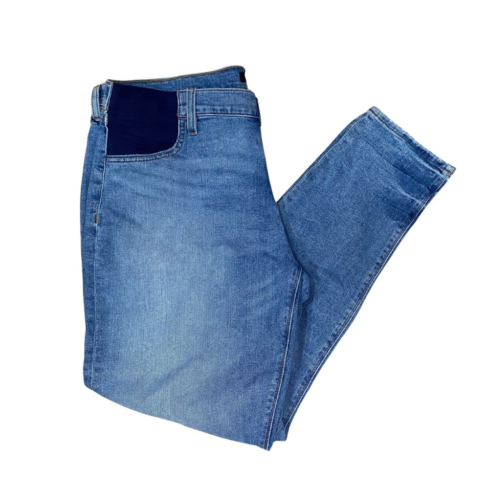 Hudson Lana My Girl Maternity Jeans 34 Blue Denim Stretch Waistband